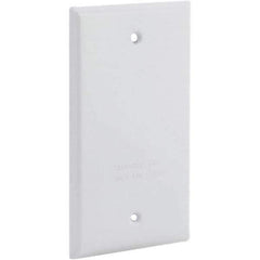 Hubbell-Raco - Weatherproof Box Covers Cover Shape: Rectangle Number of Holes in Outlet: 0 - All Tool & Supply