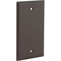 Hubbell-Raco - Weatherproof Box Covers Cover Shape: Rectangle Number of Holes in Outlet: 0 - All Tool & Supply