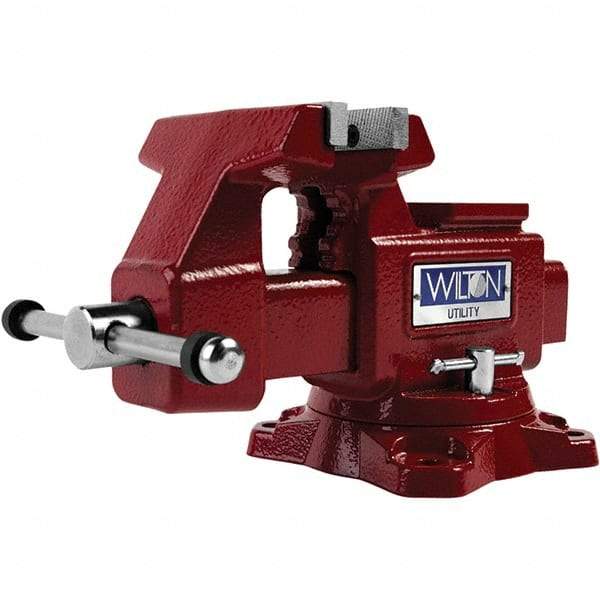 Wilton - Bench & Pipe Combination Vises Jaw Width (Inch): 4-1/2 Jaw Opening Capacity (Inch): 4 - All Tool & Supply