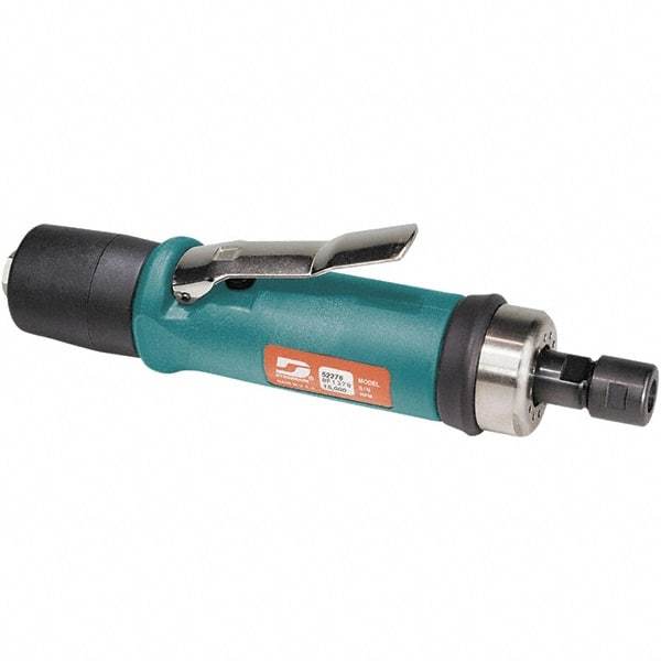 Dynabrade - 1/4" Collet, Straight Handle, Air Straight Die Grinder - 20,000 RPM, Rear Exhaust, 37 CFM, 0.7 hp, 90 psi, 1/4 NPT Inlet - All Tool & Supply