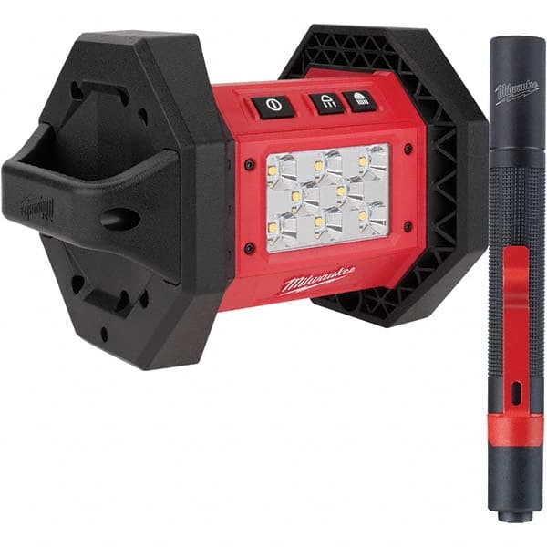 Milwaukee Tool - Cordless Work Lights Voltage: 18 Run Time: 3 hrs. - All Tool & Supply