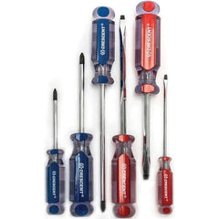 Crescent - Screwdriver Sets Screwdriver Types Included: Philips , Slotted Number of Pieces: 6 - All Tool & Supply