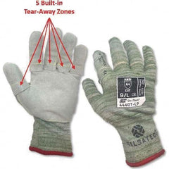 Tilsatec - Size L (9), ANSI Cut Lvl A4, Puncture Lvl 4, Abrasion Lvl 4, Cut & Puncture Resistant Gloves - All Tool & Supply