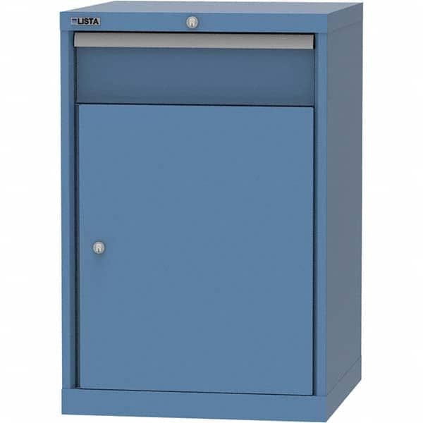 LISTA - 4 Drawer, 84 Compartment Bright Blue Steel Modular Storage Cabinet - All Tool & Supply