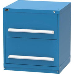 Vidmar - 2 Drawer, 344 Compartment Bright Blue Steel Modular Storage Cabinet - All Tool & Supply