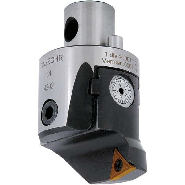 Techniks - Size A22, 0.945" Min Diam, Right Hand Modular Boring Cutting Unit Head - All Tool & Supply