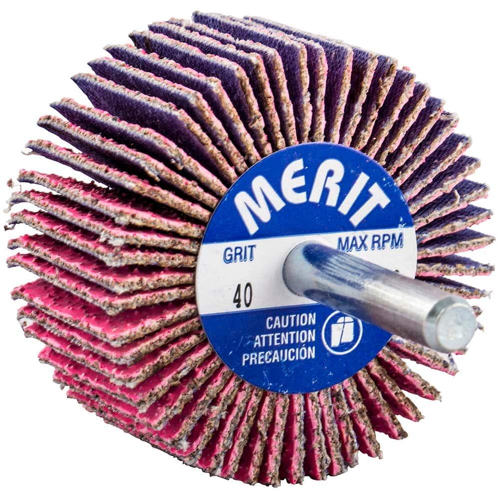 Merit Abrasives - Mounted Flap Wheels Abrasive Type: Coated Outside Diameter (Inch): 2 - All Tool & Supply