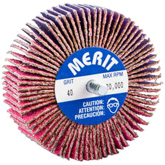 Merit Abrasives - 3 x 1" 40 Grit Ceramic Alumina Unmounted Flap Wheel - All Tool & Supply