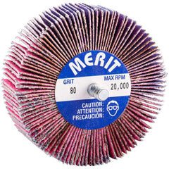 Merit Abrasives - 3 x 1" 80 Grit Ceramic Alumina Unmounted Flap Wheel - All Tool & Supply