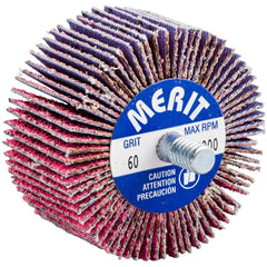 Merit Abrasives - 2 x 1" 60 Grit Ceramic Alumina Unmounted Flap Wheel - All Tool & Supply