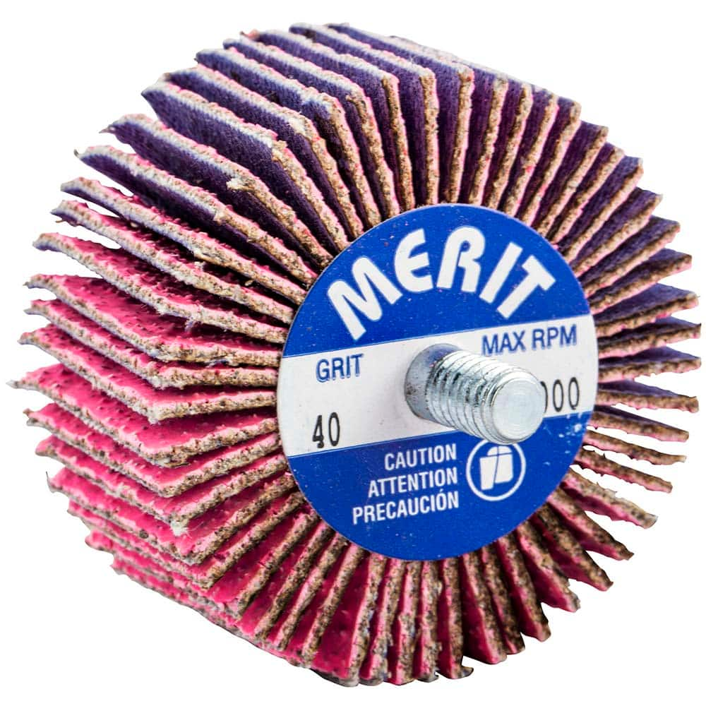 Merit Abrasives - 2 x 1" 40 Grit Ceramic Alumina Unmounted Flap Wheel - All Tool & Supply