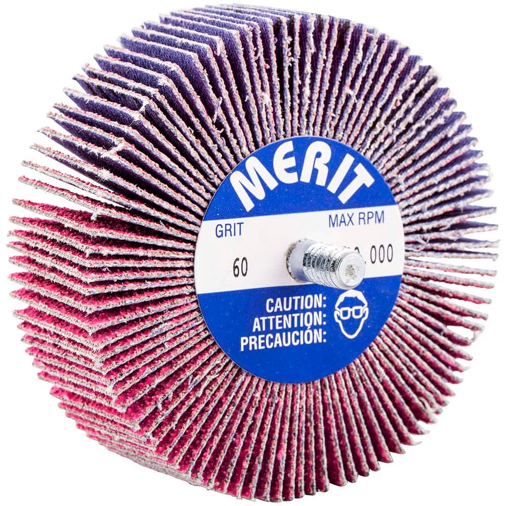 Merit Abrasives - 3 x 1" 60 Grit Ceramic Alumina Unmounted Flap Wheel - All Tool & Supply