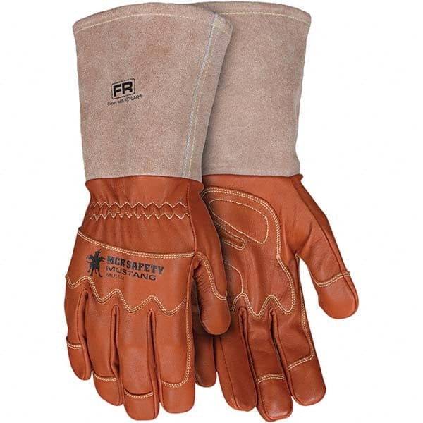 MCR Safety - Size M Leather or Synthetic Leather General Protection Work Gloves - All Tool & Supply