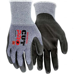 MCR Safety - Size 2XL, ANSI Cut Lvl A4, Puncture Lvl 3, Polyurethane Coated Cut & Puncture Resistant Gloves - Exact Industrial Supply