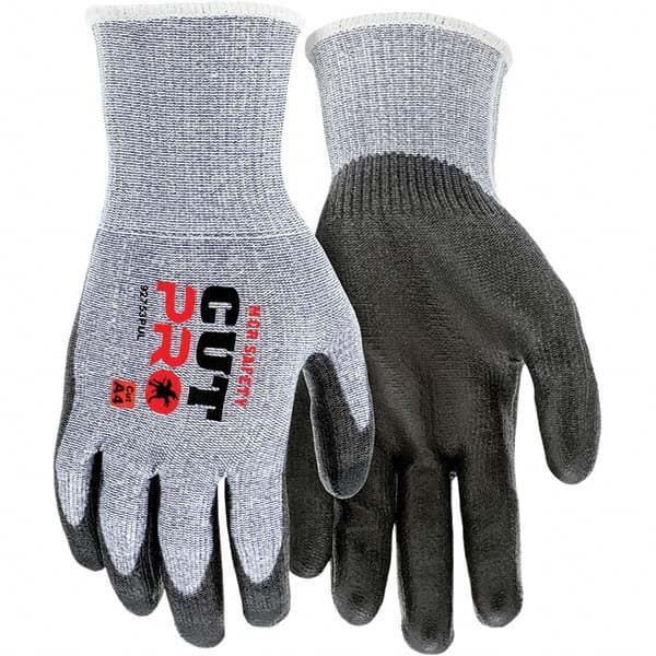 MCR Safety - Size L, ANSI Cut Lvl A4, Polyurethane Coated Cut Resistant Gloves - All Tool & Supply