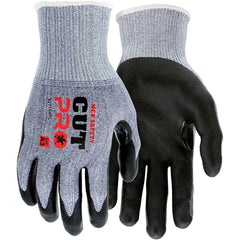 MCR Safety - Size L, ANSI Cut Lvl A3, Puncture Lvl 4, Abrasion Lvl 4, Nitrile Coated Cut & Puncture Resistant Gloves - All Tool & Supply