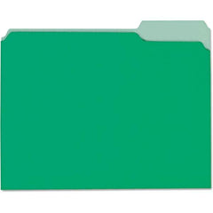 UNIVERSAL - File Folders, Expansion Folders & Hanging Files Folder/File Type: File Folders with Top Tab Color: Green - All Tool & Supply