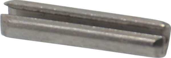 Value Collection - 1/8" Diam x 1/2" Long Slotted Spring Pin - Grade 18-8 Stainless Steel - All Tool & Supply