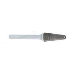 ‎SL-1 -1/4 × 5/8 LOC × 1/4 Shank × 2 OAL 14 Degree Included Angle Carbide Medium Right Hand Spiral Burr - All Tool & Supply