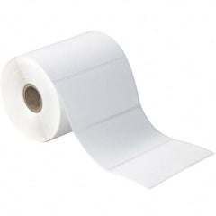 Value Collection - Pack of 12 Rolls, 500 Labels per Roll, 4" x 3" White Paper Thermal Labels - All Tool & Supply