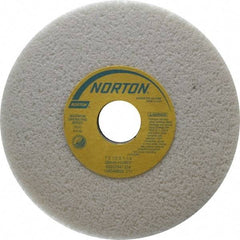 Norton - 7" Diam x 1-1/4" Hole x 1/2" Thick, H Hardness, 46 Grit Surface Grinding Wheel - Aluminum Oxide, Type 1, Coarse Grade, 3,600 Max RPM, Vitrified Bond, No Recess - All Tool & Supply