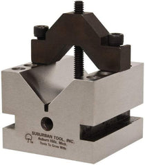 Suburban Tool - 1-5/8" Max Capacity, 90° Angle, Hardened Steel V-Block - 2-1/2" Long x 2-1/2" Wide x 2" High, Sold as Individual - All Tool & Supply