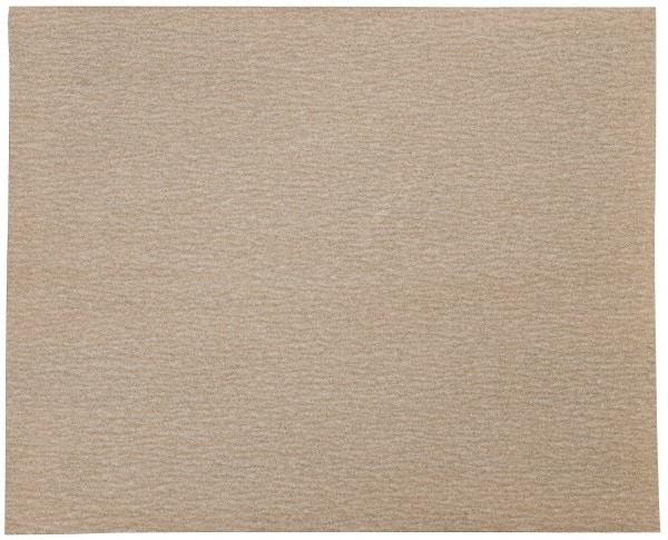 Norton - 220 Grit, Aluminum Oxide Sanding Sheet - 11" Long x 9" Wide, Very Fine Grade, A Weighted Paper Backing - All Tool & Supply