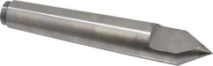 Riten - 1-1/4" Head Diam, Carbide-Tipped Steel Standard Point Half Dead Center - Jarno 10 Taper, 1-1/4" Point Diam, 7-1/2" OAL - All Tool & Supply