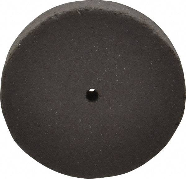 Cratex - 1" Diam x 1/16" Hole x 1/8" Thick, Surface Grinding Wheel - Silicon Carbide, Medium Grade, 25,000 Max RPM, Rubber Bond, No Recess - All Tool & Supply