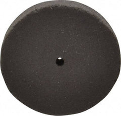 Cratex - 1" Diam x 1/16" Hole x 1/8" Thick, Surface Grinding Wheel - Silicon Carbide, Medium Grade, 25,000 Max RPM, Rubber Bond, No Recess - All Tool & Supply