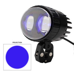 LED Line & Shape Projectors; Led Color: Blue; Shape: Dot; Maximum Projection: 10 ft; Mounting Location: Forklift; Wattage: 6.000; Voltage: 10-80V DC; Length: 138.0000; Width: 120.000; Height: 90 mm