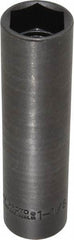 Proto - 1/2" Drive 1-1/8" Deep Impact Socket - 6 Points, 5-3/4" OAL - All Tool & Supply