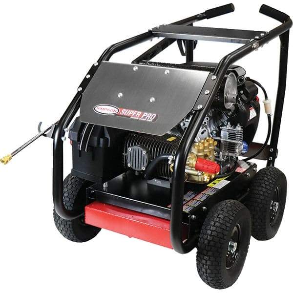 Simpson - Gas, 22.1 hp, 5,000 psi, 5 GPM, Cold Water Pressure Washer - Comet Triplex, 50' x 3/8" Hose - All Tool & Supply