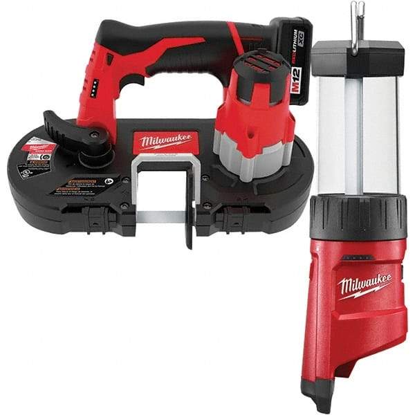 Milwaukee Tool - Cordless Portable Bandsaws Voltage: 12 Battery Chemistry: Lithium-Ion - All Tool & Supply