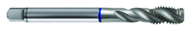 M12x1.75 6H 3-Flute PM Cobalt Blue Ring Semi-Bottoming 40 degree Spiral Flute Tap-Bright - All Tool & Supply