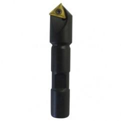 90° Point- 0.047" Min- 0.5" SH- Indexable Countersink & Chamfering Tool - All Tool & Supply