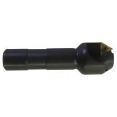 60° Point- 0.212" Min- 0.5" SH- Indexable Countersink & Chamfering Tool - All Tool & Supply