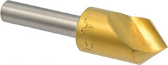 M.A. Ford - 1/2" Head Diam, 1/4" Shank Diam, 1 Flute 82° High Speed Steel Countersink - All Tool & Supply