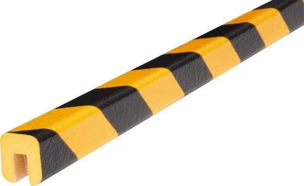 PRO-SAFE - Polyurethane Foam Type G Wall/Surface Protector - Yellow/Black, 1" High Side - All Tool & Supply