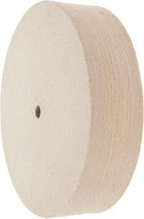 Value Collection - 8" Diam x 2" Thick Unmounted Buffing Wheel - 1 Ply, Polishing Wheel, 1/2" Arbor Hole, Hard Density - All Tool & Supply