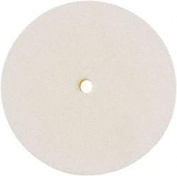 Value Collection - 10" Diam x 1" Thick Unmounted Buffing Wheel - 1 Ply, Polishing Wheel, 1/2" Arbor Hole, Soft Density - All Tool & Supply