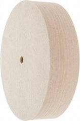 Value Collection - 8" Diam x 2" Thick Unmounted Buffing Wheel - 1 Ply, Polishing Wheel, 1/2" Arbor Hole, Medium Density - All Tool & Supply