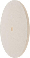 Value Collection - 6" Diam x 1/4" Thick Unmounted Buffing Wheel - 1 Ply, Polishing Wheel, 1/2" Arbor Hole, Soft Density - All Tool & Supply