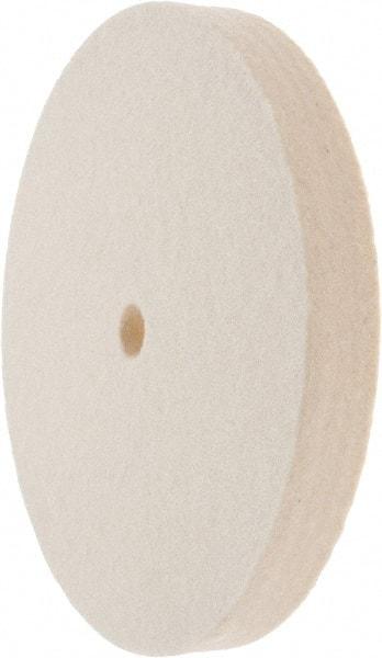 Value Collection - 6" Diam x 3/4" Thick Unmounted Buffing Wheel - 1 Ply, Polishing Wheel, 1/2" Arbor Hole, Soft Density - All Tool & Supply