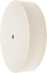 Value Collection - 8" Diam x 2" Thick Unmounted Buffing Wheel - 1 Ply, Polishing Wheel, 1/2" Arbor Hole, Soft Density - All Tool & Supply