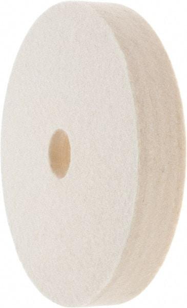 Value Collection - 6" Diam x 1" Thick Unmounted Buffing Wheel - 1 Ply, Polishing Wheel, 1" Arbor Hole, Soft Density - All Tool & Supply