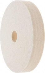 Value Collection - 6" Diam x 1" Thick Unmounted Buffing Wheel - 1 Ply, Polishing Wheel, 1" Arbor Hole, Soft Density - All Tool & Supply