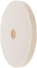 Value Collection - 6" Diam x 1/2" Thick Unmounted Buffing Wheel - 1 Ply, Polishing Wheel, 1" Arbor Hole, Medium Density - All Tool & Supply