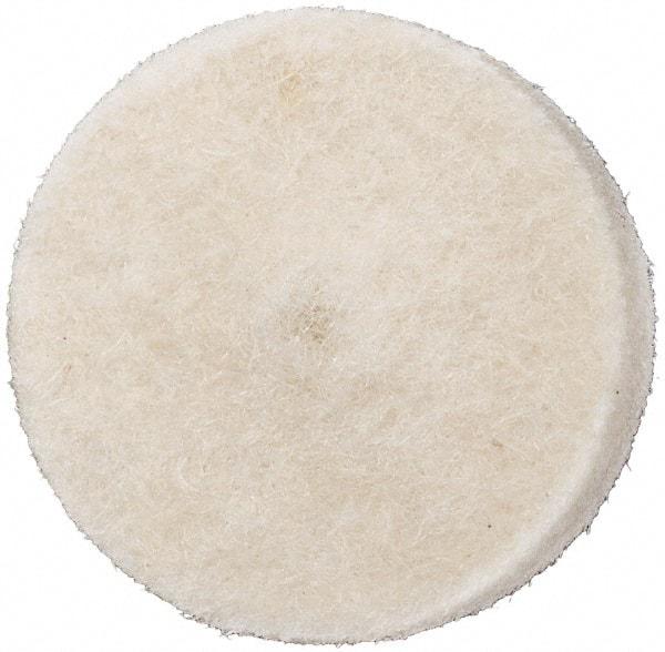 Value Collection - 1/2" Diam x 1/8" Thick Unmounted Buffing Wheel - 1 Ply, Polishing Wheel, 1/8" Arbor Hole, Medium Density - All Tool & Supply