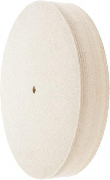 Value Collection - 12" Diam x 2" Thick Unmounted Buffing Wheel - 1 Ply, Polishing Wheel, 1/2" Arbor Hole, Medium Density - All Tool & Supply